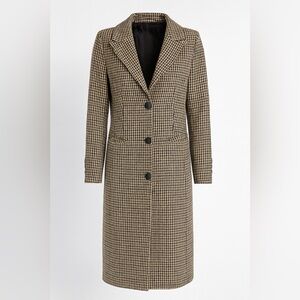 Women's Plaid Long Coat